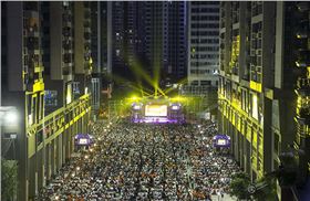 JSL舞台音响助阵杨箕村大摆千桌酒席贺回迁