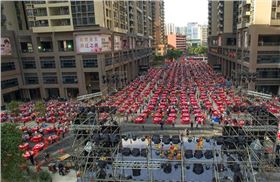 JSL舞台音响助阵杨箕村大摆千桌酒席贺回迁