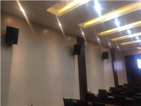中铁十四局集团礼堂采用双十五专业音响设备