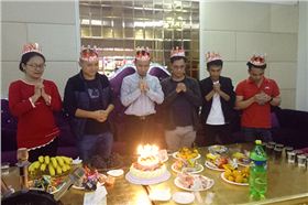 沐鸣2音响10月份员工生日会