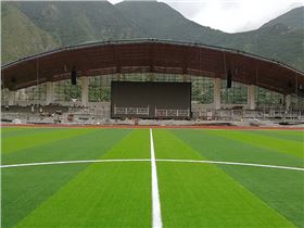 JSL沐鸣2九寨沟南坪中学体育场工程案例