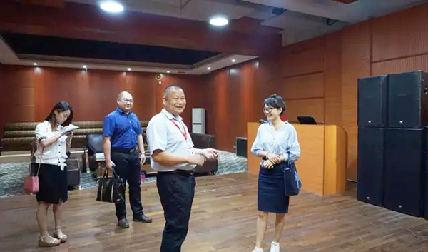 广东演艺设备行业商会走访沐鸣2音响公司