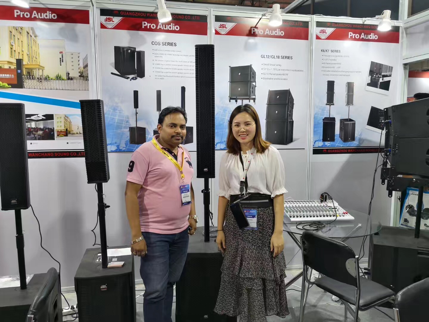 JSL沐鸣2音响出席印度孟买PALM Expo India 2019