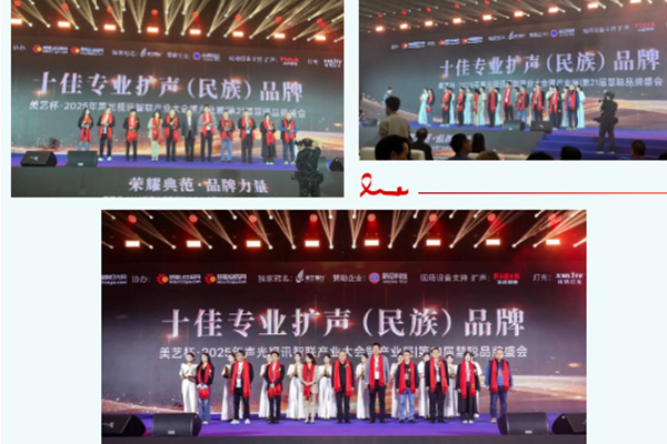 “奔流破界,智赢共生”广东沐鸣2音响获得2025年美艺杯十佳专业扩声(民族)品牌10强