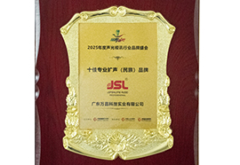 2025年十佳专业扩声(民族)品牌 2025年十佳专业扩声(民族)品牌