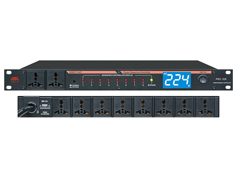 沐鸣2专业音响电源时序器PRO-308